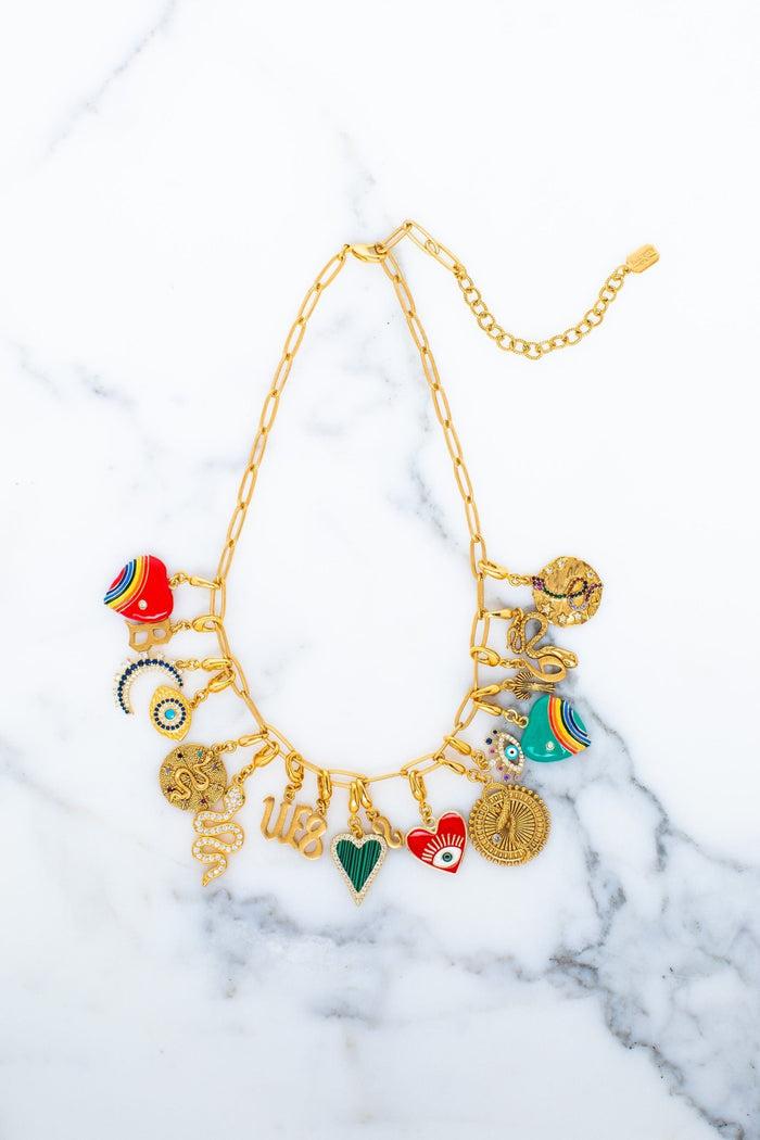 elizabeth cole Orabelle Necklace Multi