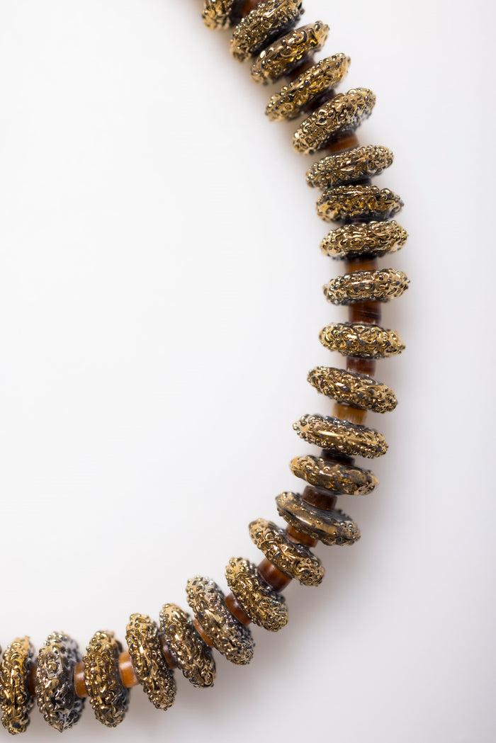 Elizabeth Cole Oro Necklace Gold