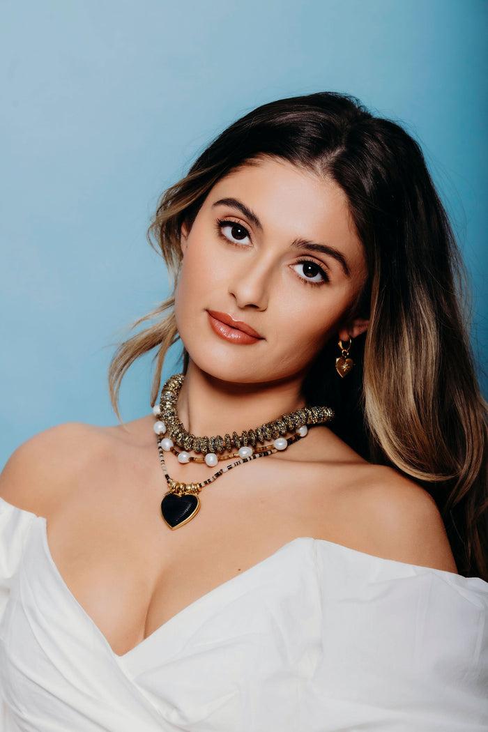 Elizabeth Cole Oro Necklace Gold