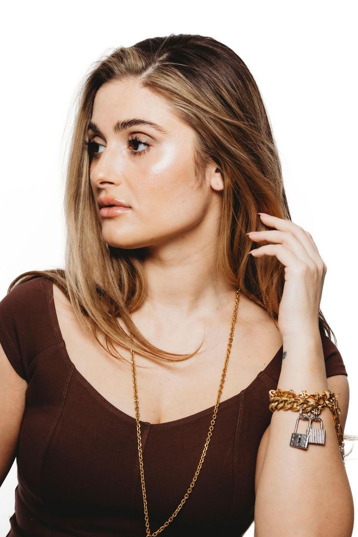 Elizabeth Cole Padkey Bracelet Mixed Metal