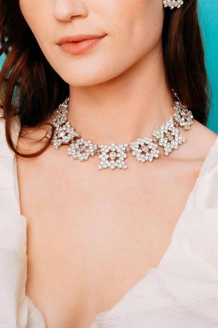 Elizabeth Cole Patricia Necklace Crystal