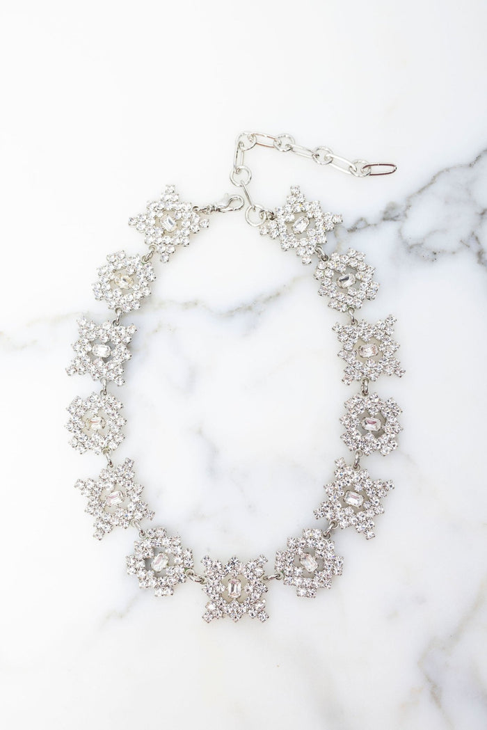 elizabeth cole Patricia Necklace Crystal