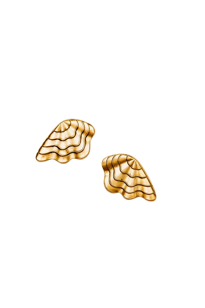Elizabeth Cole Perly Earrings Gold