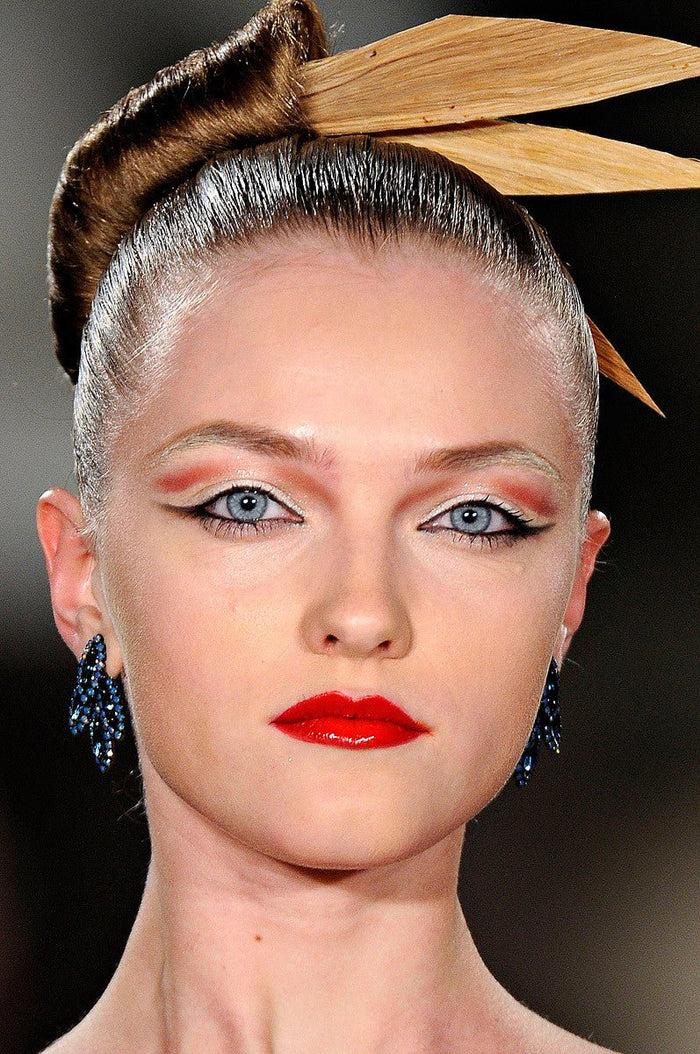 Elizabeth Cole Petite Bacall Earring Clear Crystal