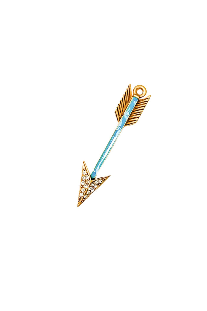Elizabeth Cole Piercing Arrow Charm Gold