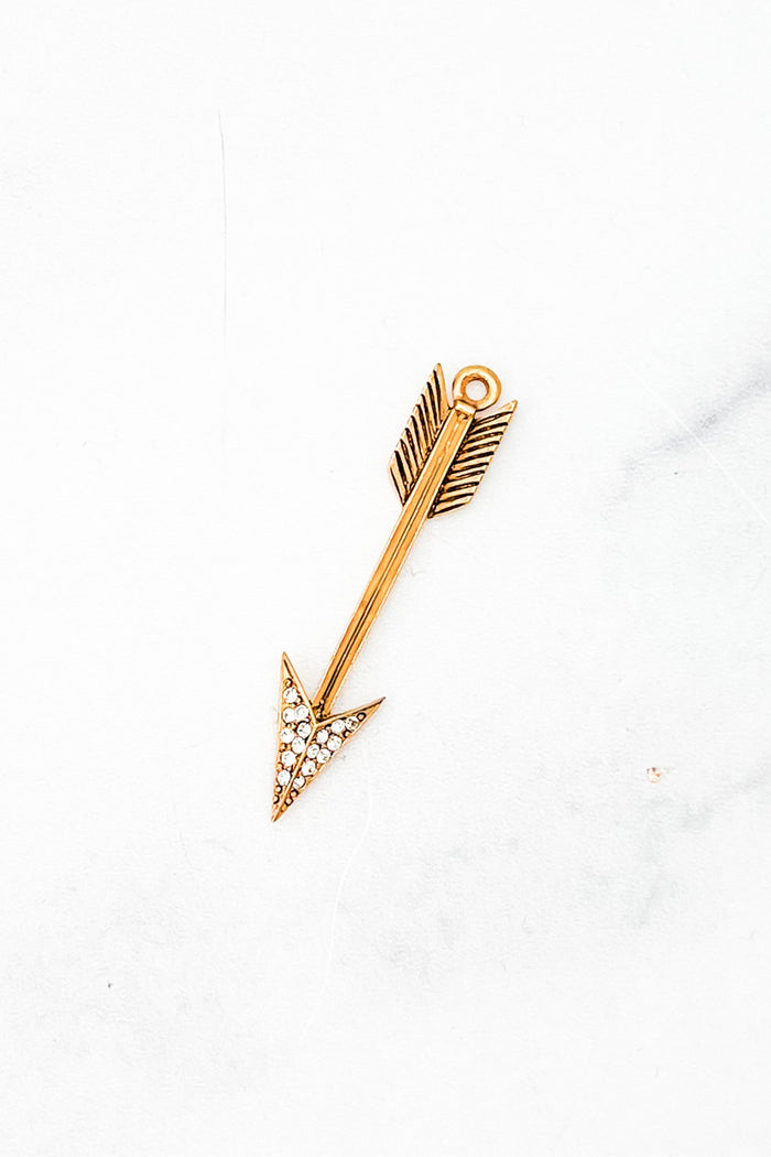 Elizabeth Cole Piercing Arrow Charm Gold