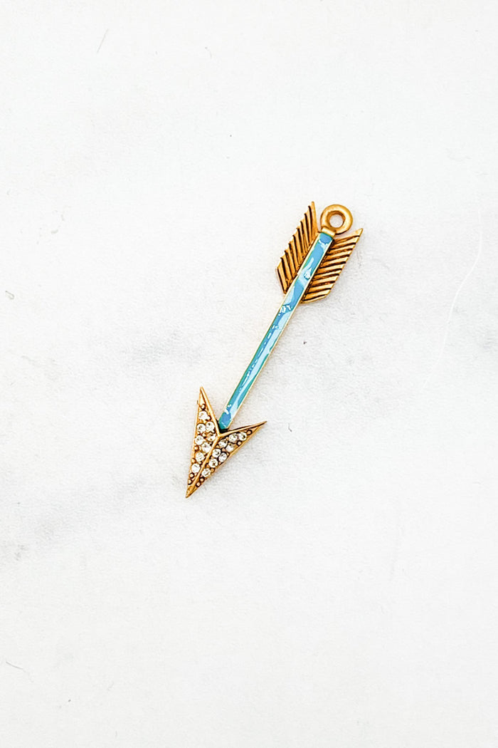 elizabeth cole Piercing Arrow Charm Gold