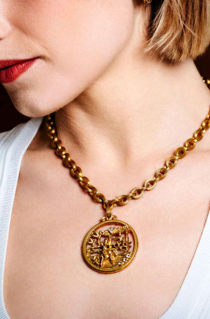 Elizabeth Cole Rancher Necklace Gold