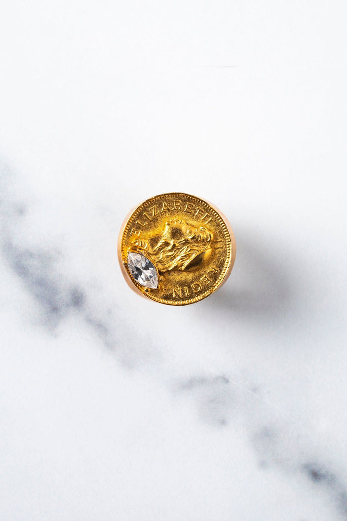 elizabeth cole Regina Ring Golden Glow