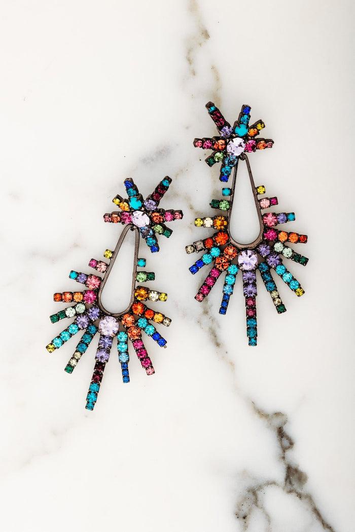 elizabeth cole Remington Earrings Black
