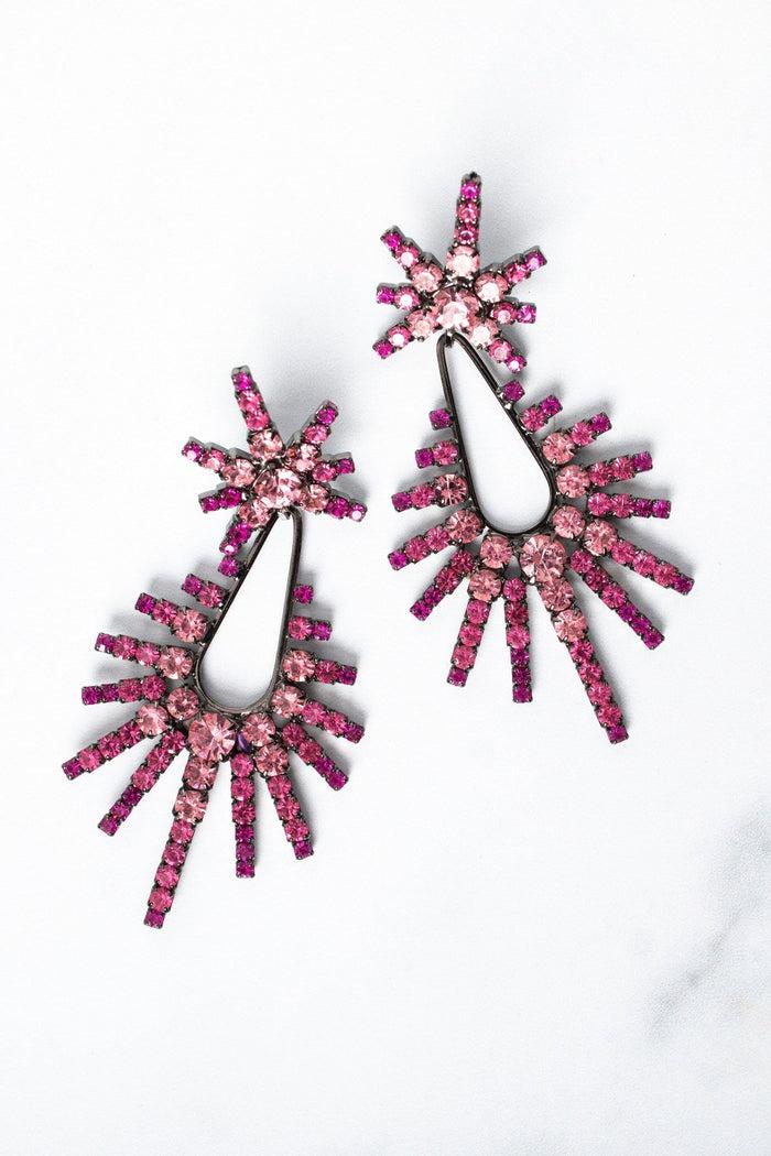 elizabeth cole Remington Earrings Pink