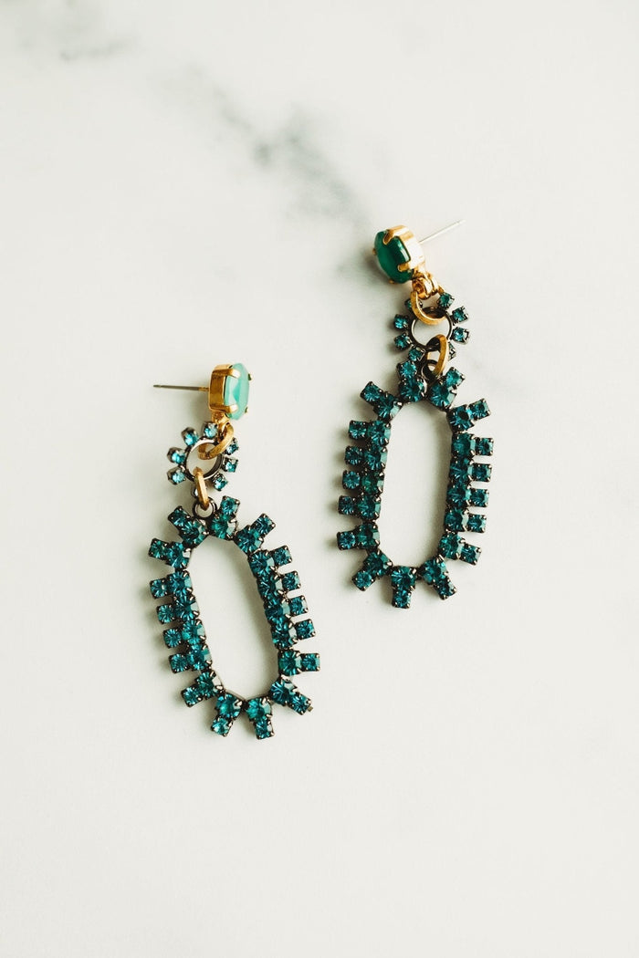 elizabeth cole Rhiannon Earrings Crystal