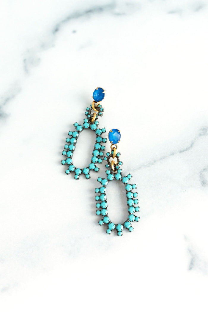 elizabeth cole Rhiannon Earrings Turquoise