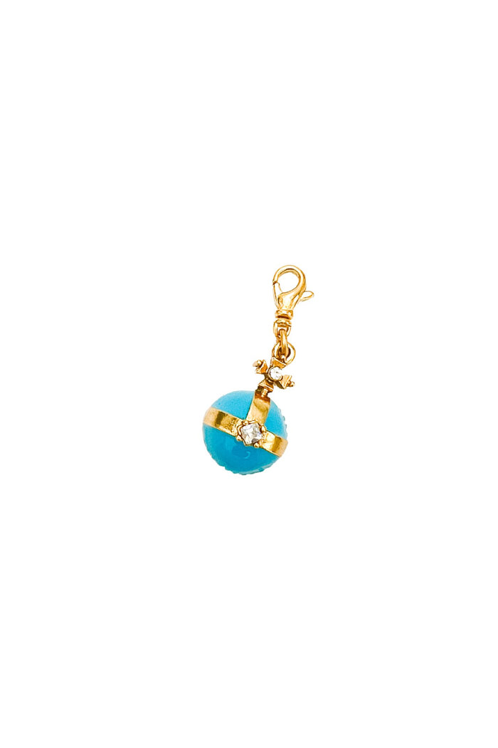 Elizabeth Cole Royal Sceptor Charm Turquoise
