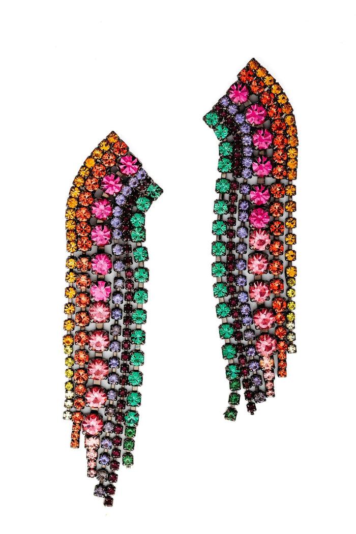 Elizabeth Cole Sabrina Earrings Rainbow