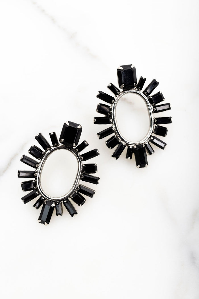 elizabeth cole Sadira Earrings Crystal
