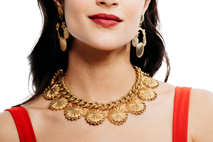 Elizabeth Cole Saige Necklace Gold