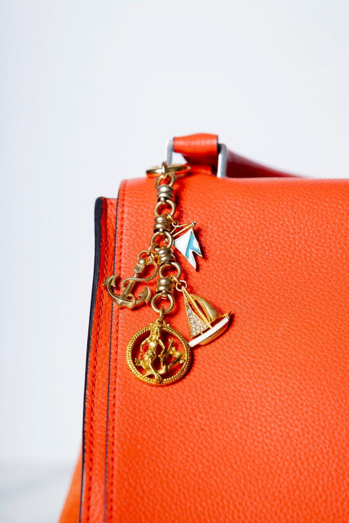 Elizabeth Cole Sailor's Delight Bag Charm Gold
