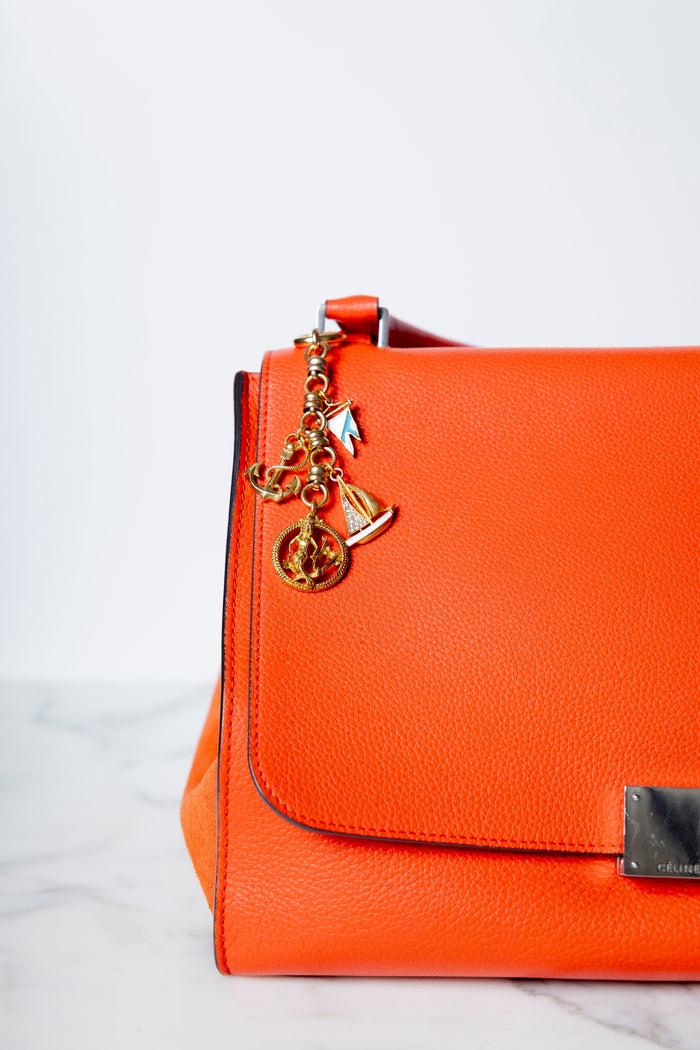 Elizabeth Cole Sailor's Delight Bag Charm Gold