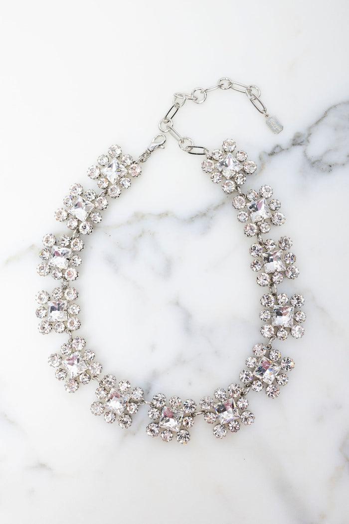 elizabeth cole Sandra Necklace Crystal