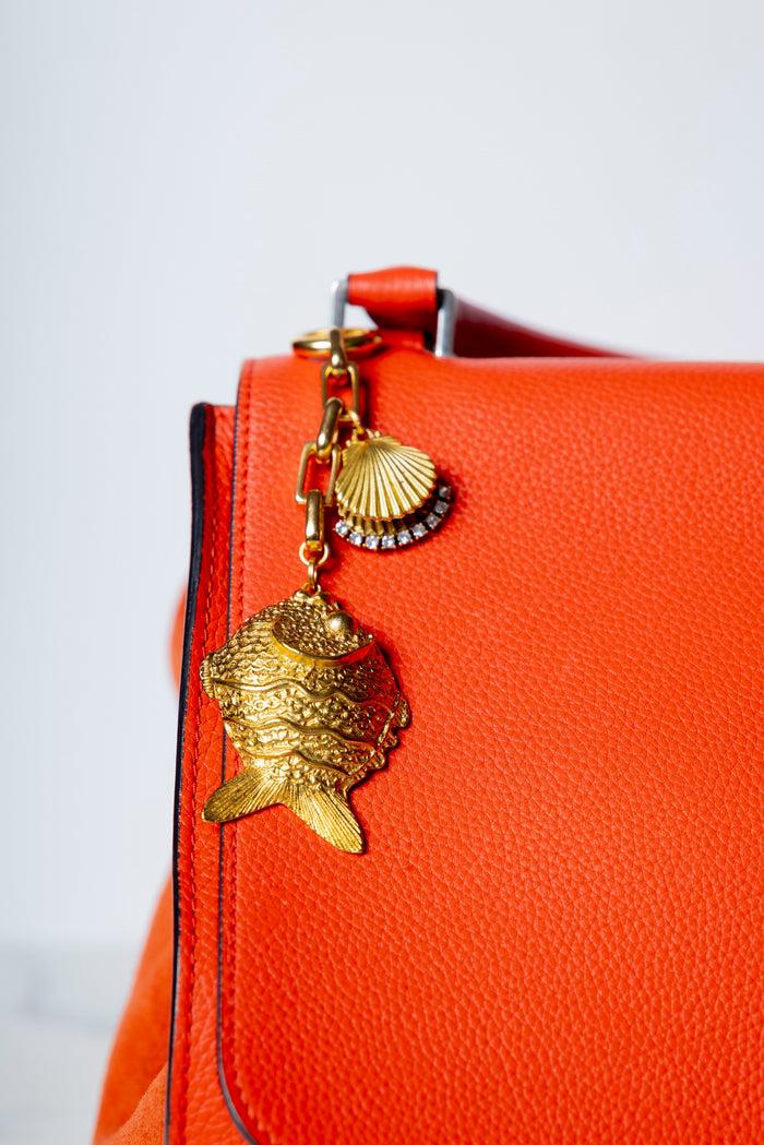 Elizabeth Cole Seana Bag Charm Gold
