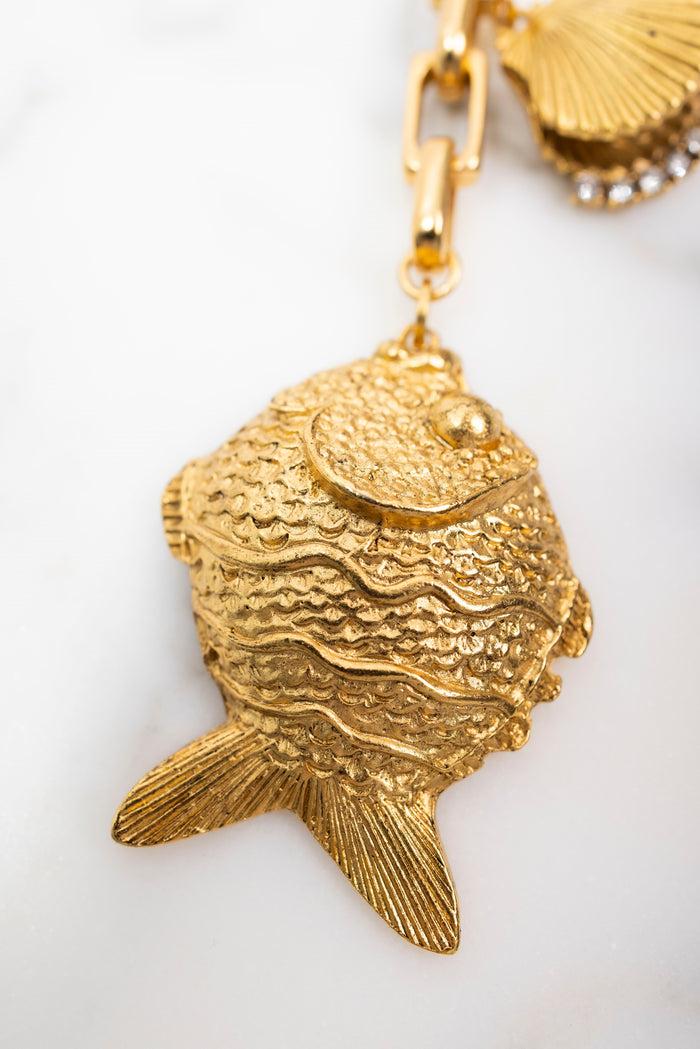 Elizabeth Cole Seana Bag Charm Gold