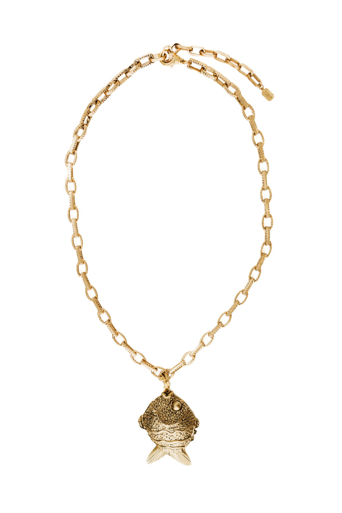 Elizabeth Cole Seana Necklace Gold