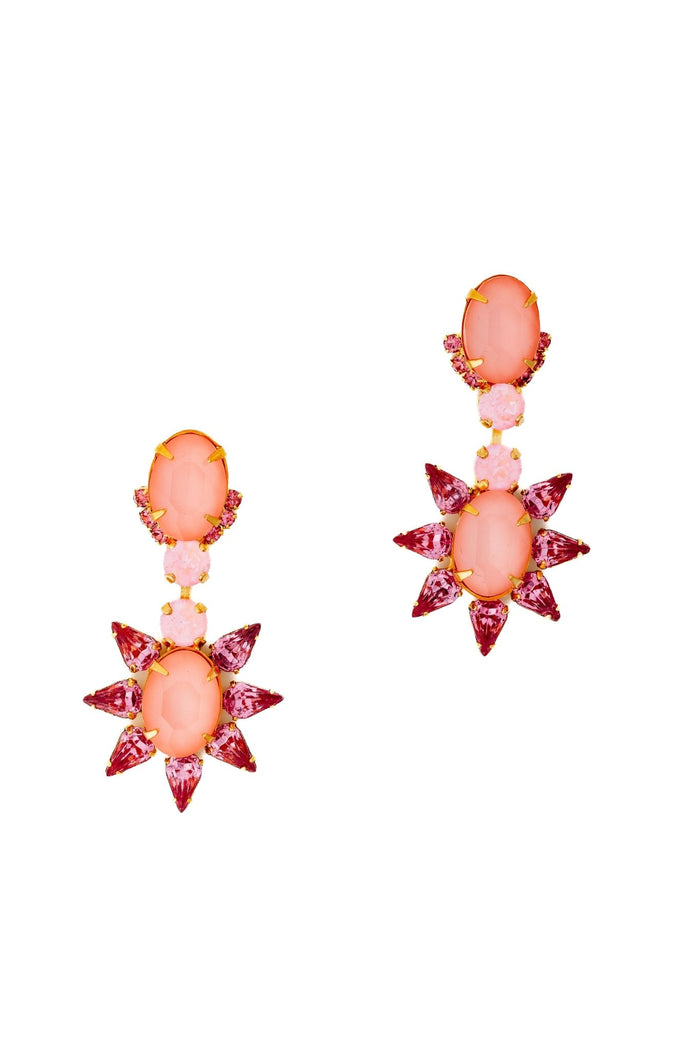 Elizabeth Cole Seara Earrings Pink