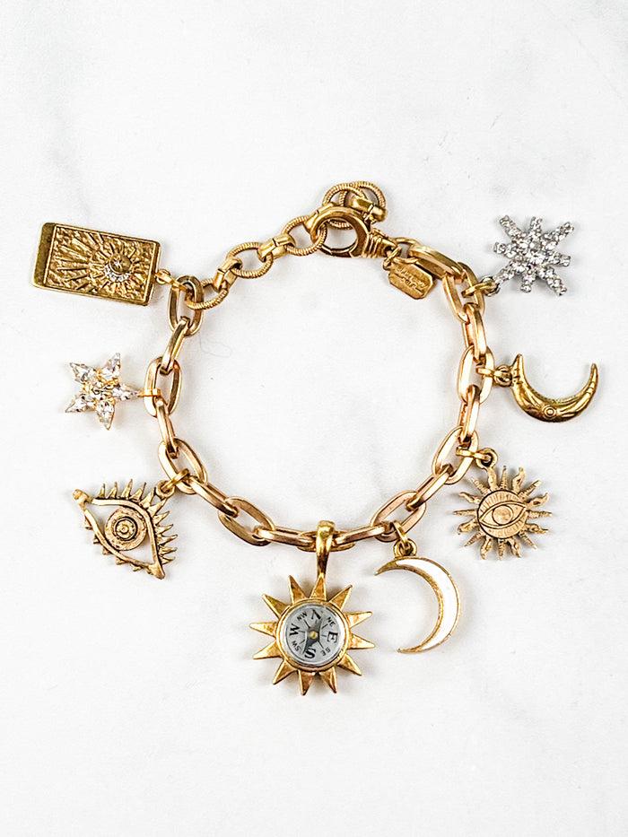 elizabeth cole Skylar Bracelet Gold