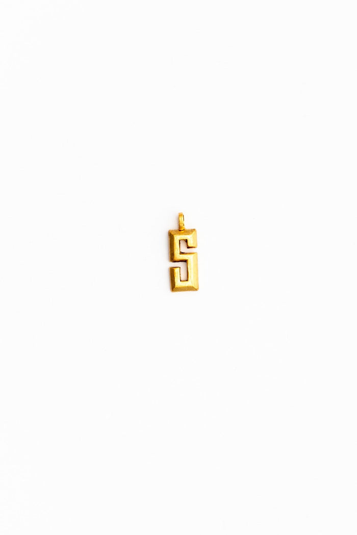 Elizabeth Cole Small Initial Charm A