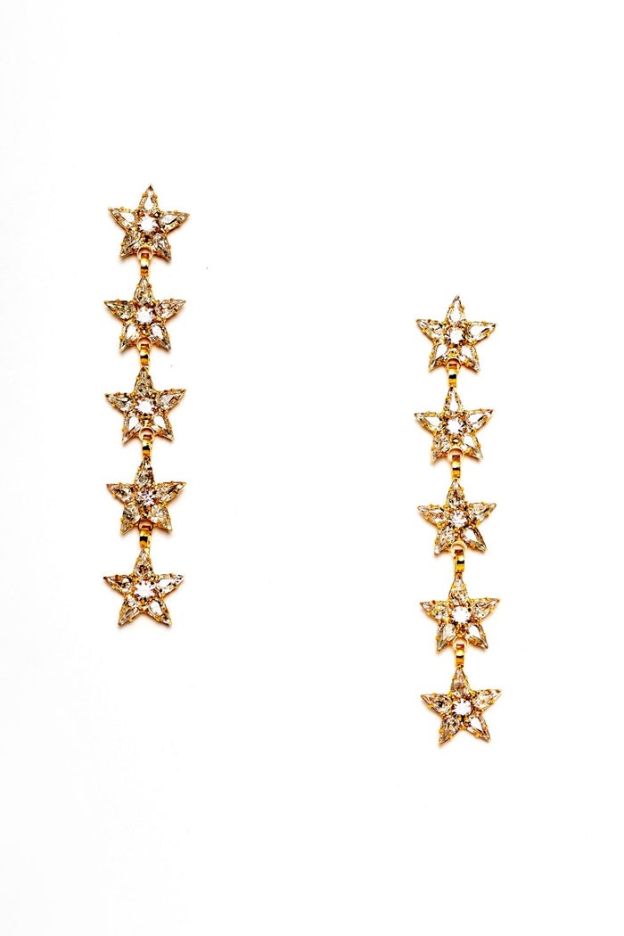 Elizabeth Cole Soleil Earrings Crystal