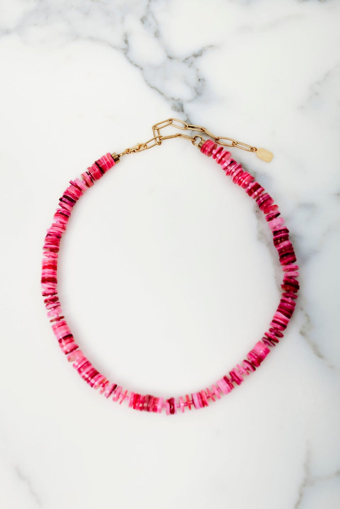 elizabeth cole Sorrell Necklace Red