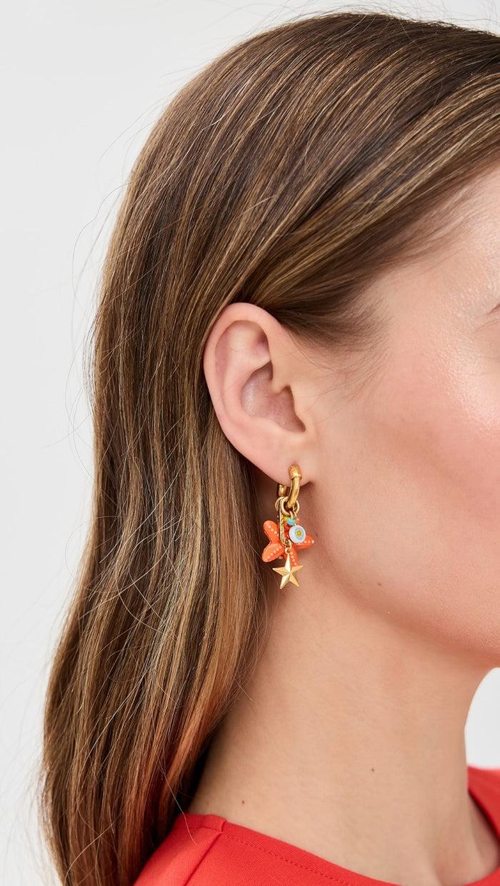 Elizabeth Cole Staryu Earrings Multi
