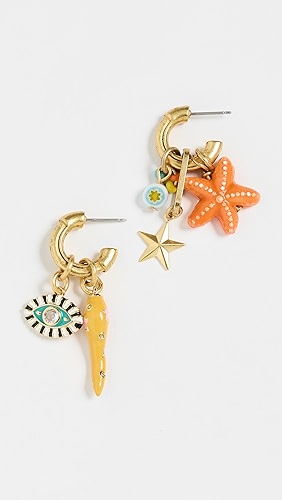 Elizabeth Cole Staryu Earrings Multi