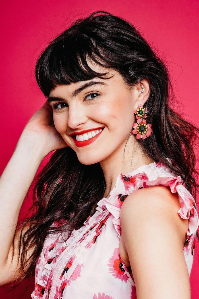 Elizabeth Cole Susan Earrings Blue