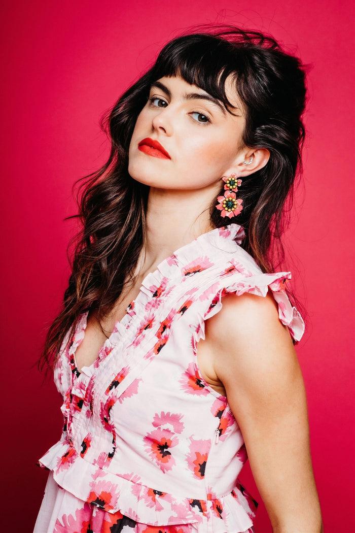 Elizabeth Cole Susan Earrings Blue