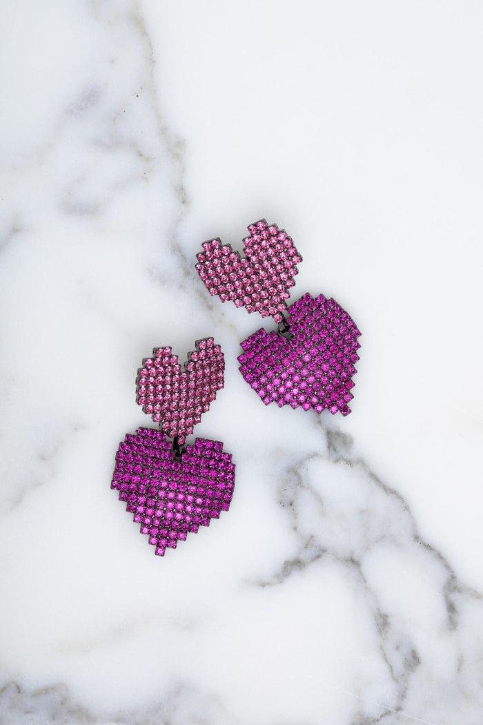 elizabeth cole Tina Earrings Pink