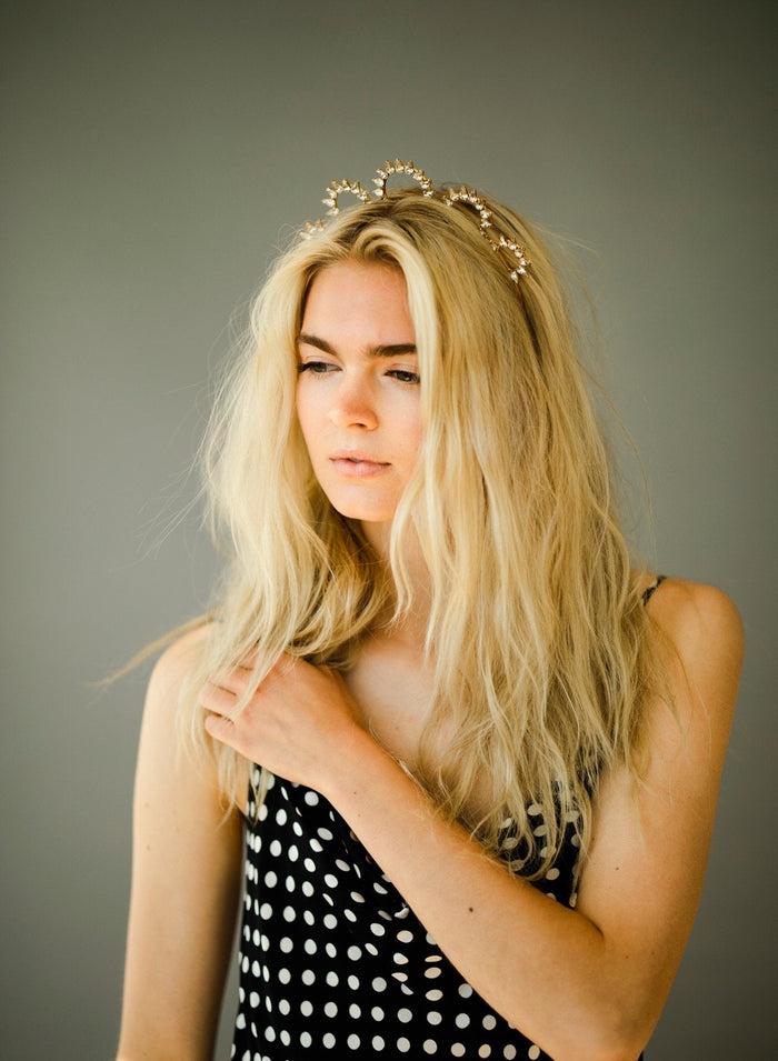 Elizabeth Cole Titan Head Band Crystal