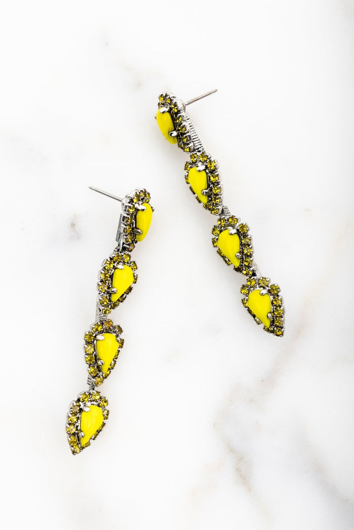 Elizabeth Cole Vandelia Earrings Pink