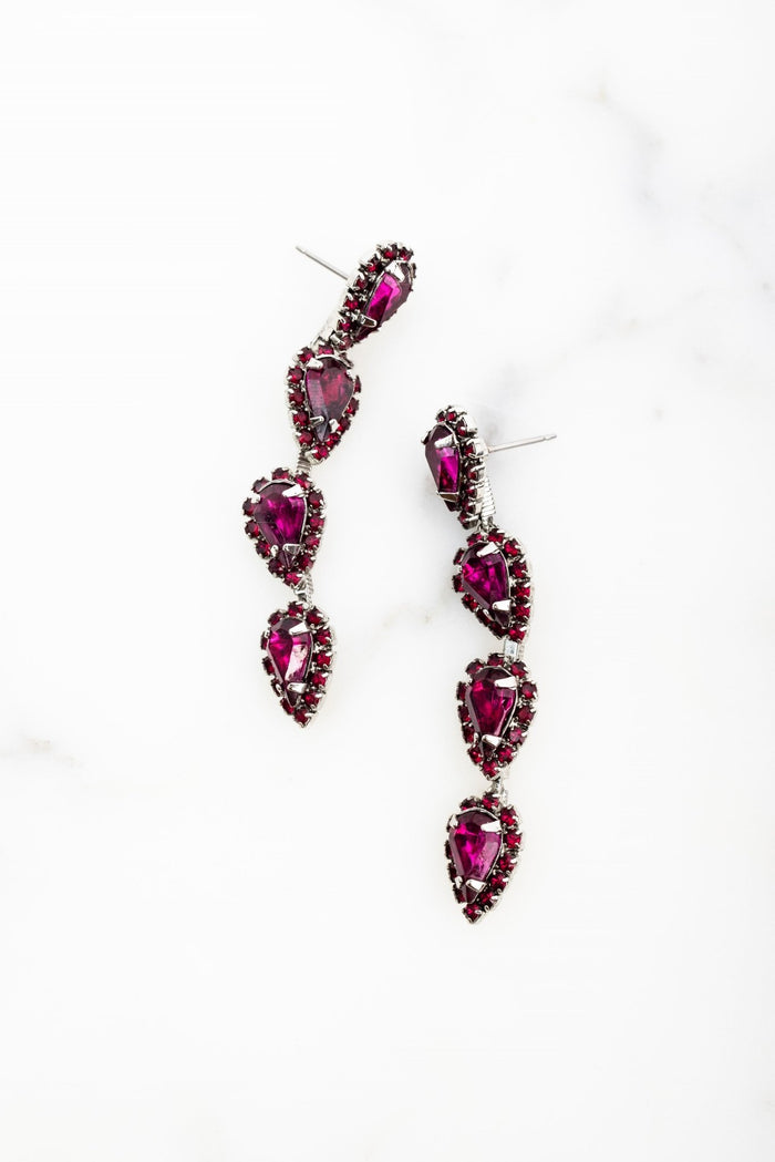 elizabeth cole Vandelia Earrings Pink