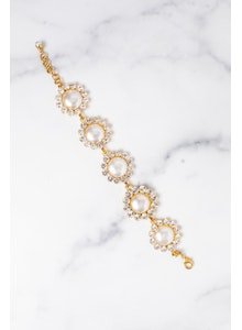 elizabeth cole Velvette Bracelet Gold
