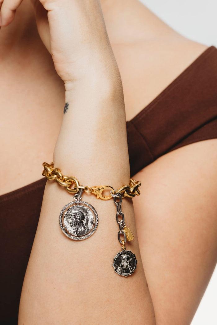 Elizabeth Cole Vinka Bracelet Silver