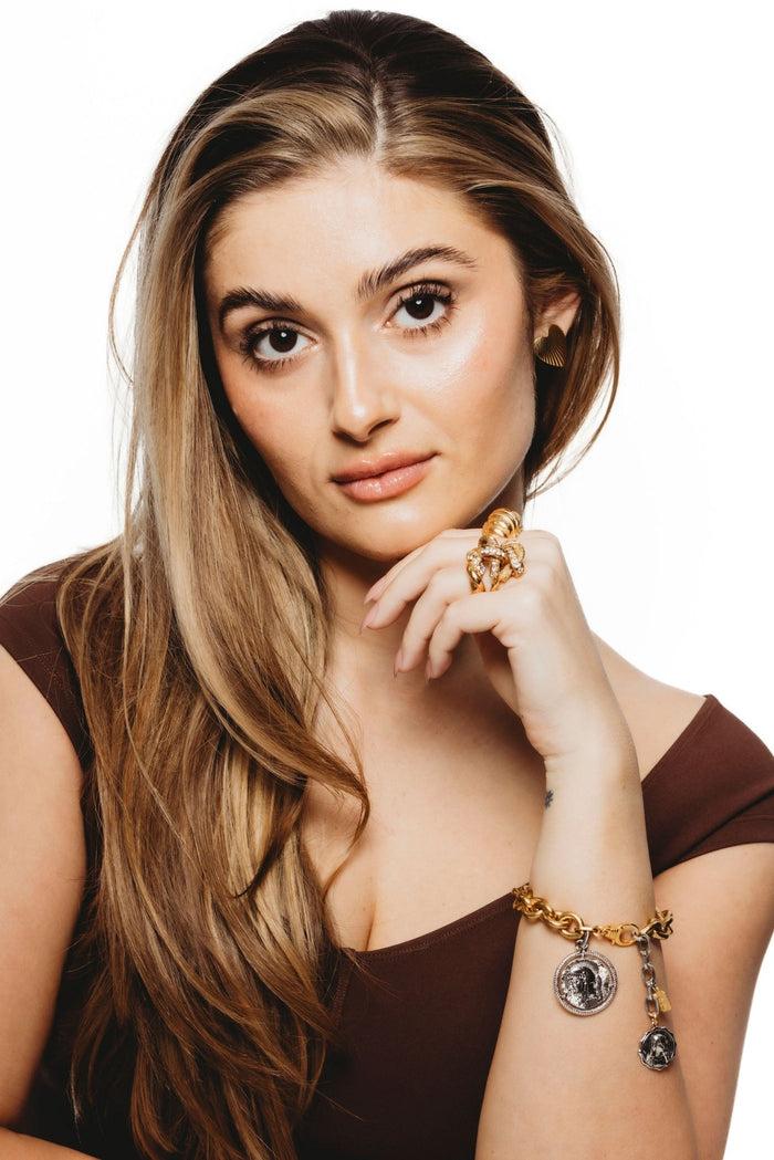 Elizabeth Cole Vinka Bracelet Silver