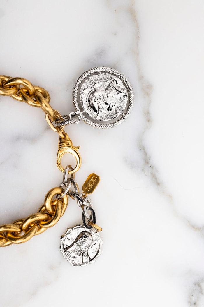Elizabeth Cole Vinka Bracelet Silver