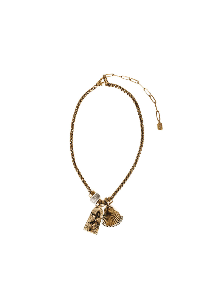 Elizabeth Cole Wahini Necklace Gold
