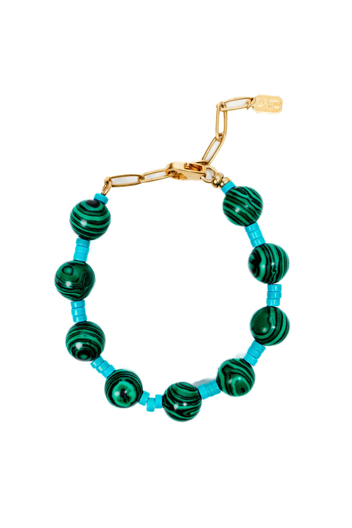 Elizabeth Cole Zella Bracelet Turquoise Green