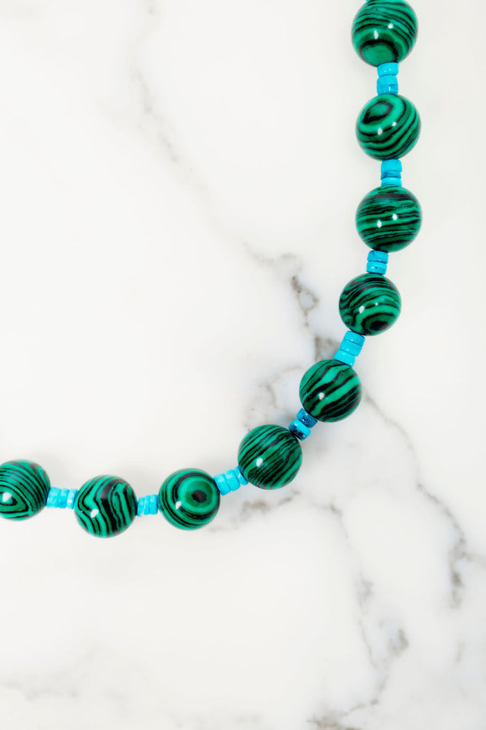 Elizabeth Cole Zella Necklace Green