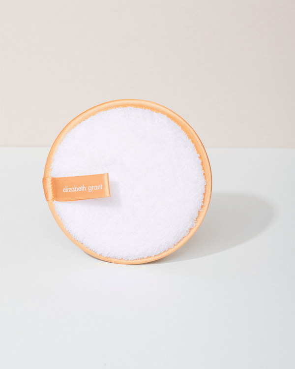 Elizabeth Grant Large White Reusable Microfiber Facial Cleansing Puff