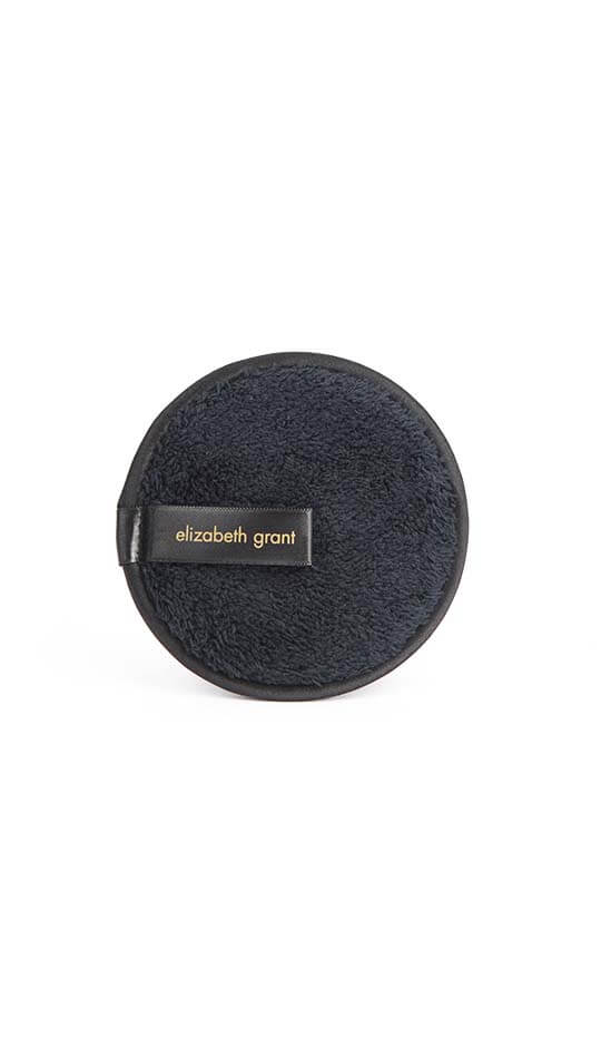 elizabeth grant Small Black Reusable Microfiber Facial Cleansing Puff