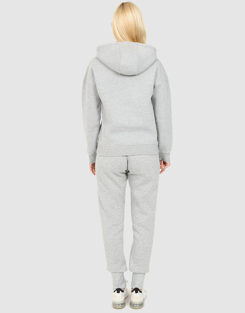 Elle Sportswear ELLE Sport Applique Hoodie - Grey Marl